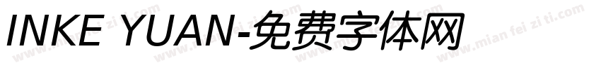 INKE YUAN字体转换